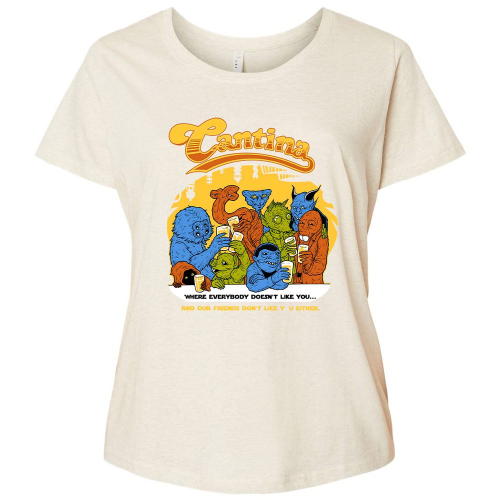 Ladies Curvy Jersey - F8S335QM - Natural Heather - 8