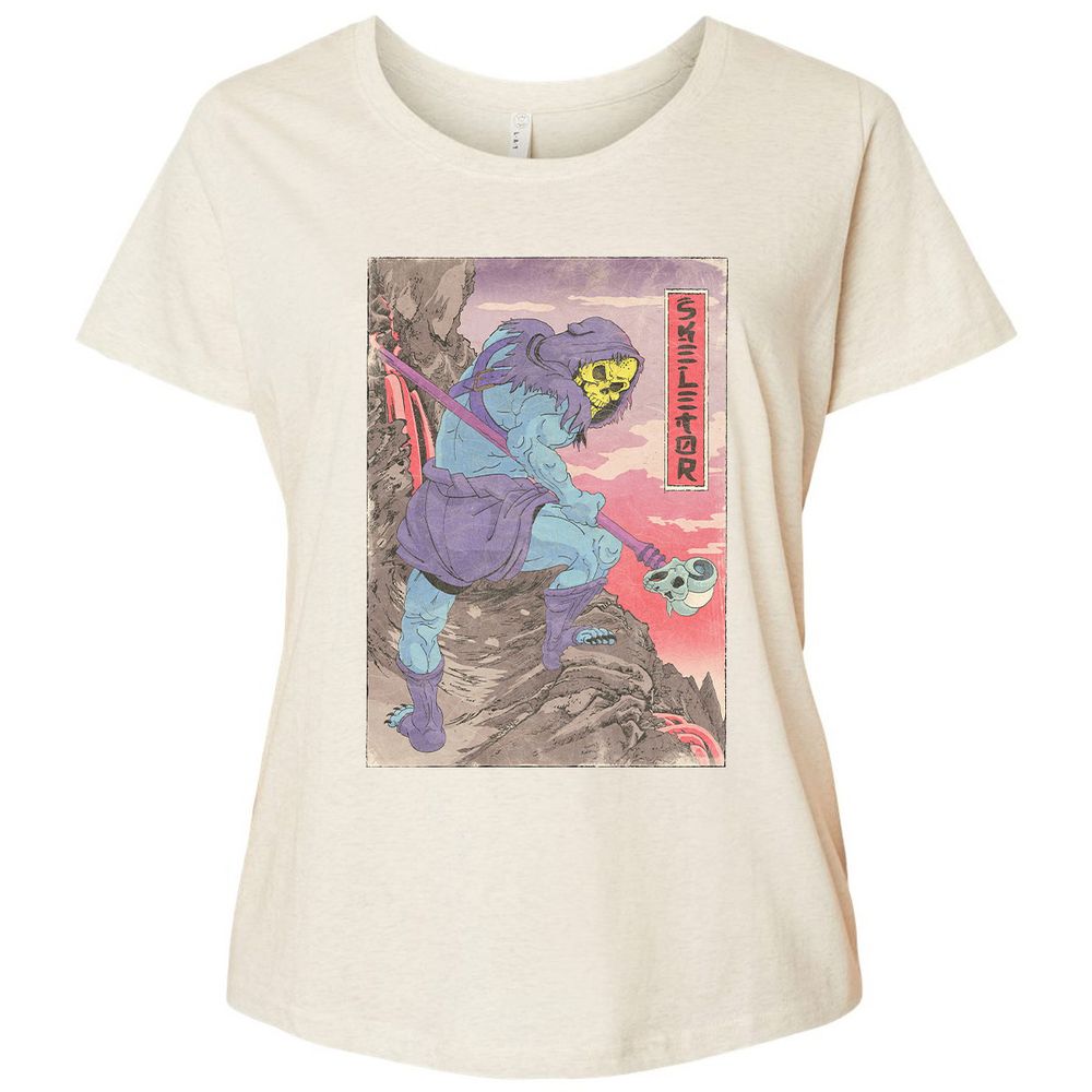 Ladies Curvy Jersey - HAHKKC2Y - Natural Heather - 8