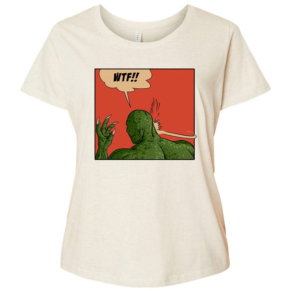 Ladies Curvy Jersey - 9TSV2NUZ - Natural Heather - 8