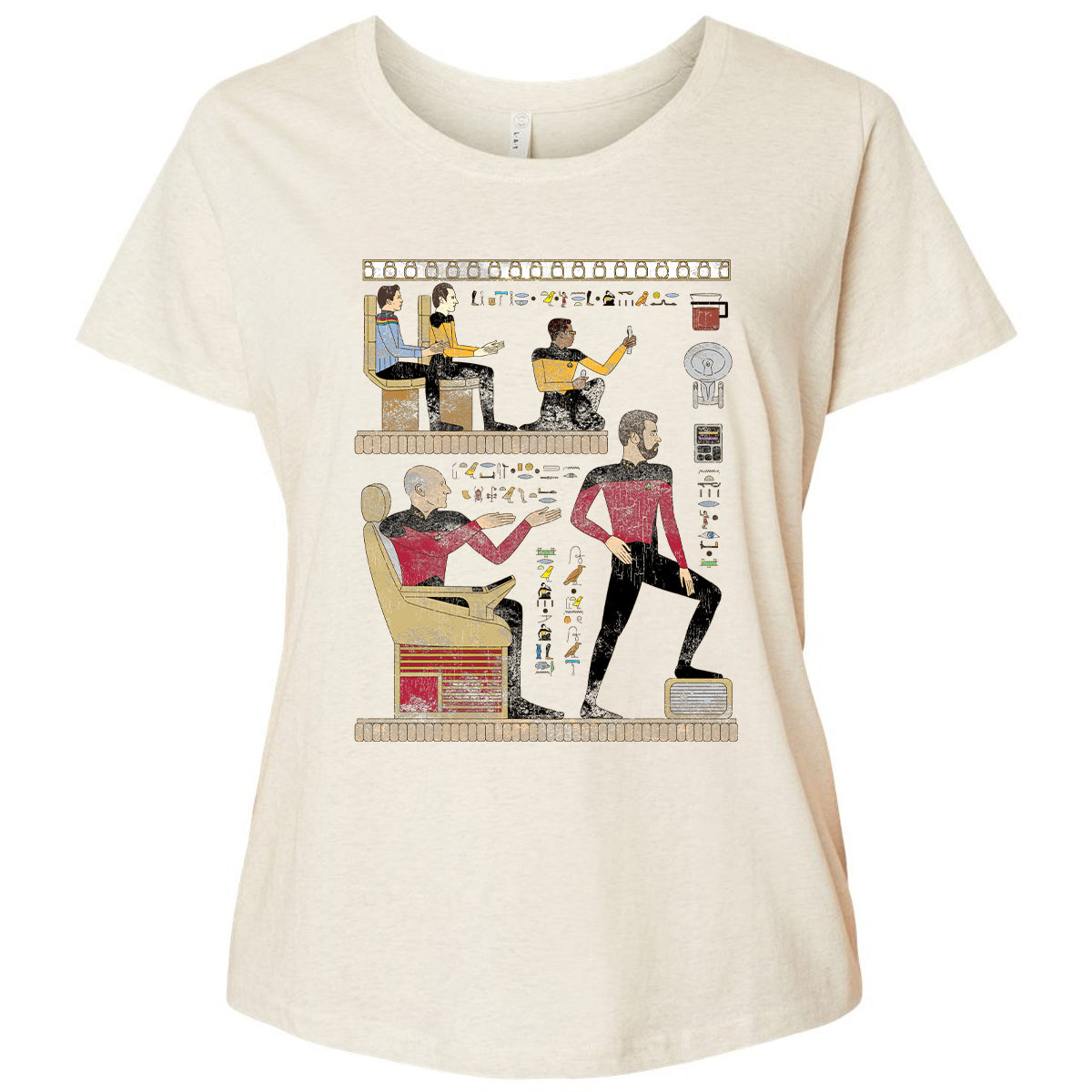 Ladies Curvy Jersey - 51KSX8RS - Natural Heather - 8