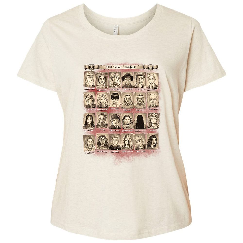 Ladies Curvy Jersey - WE7D4XWQ - Natural Heather - 8