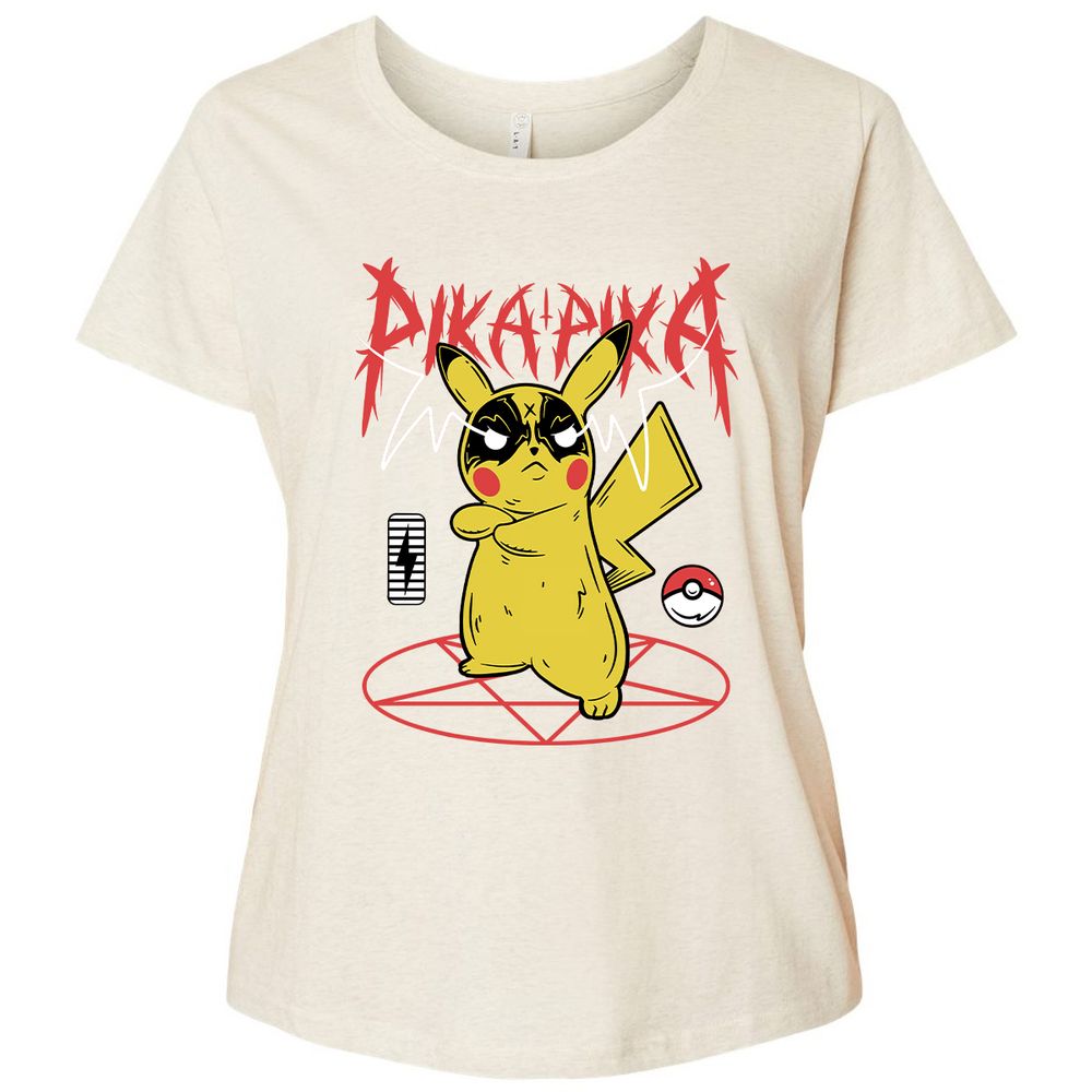 Ladies Curvy Jersey - NHMKW84F - Natural Heather - 8