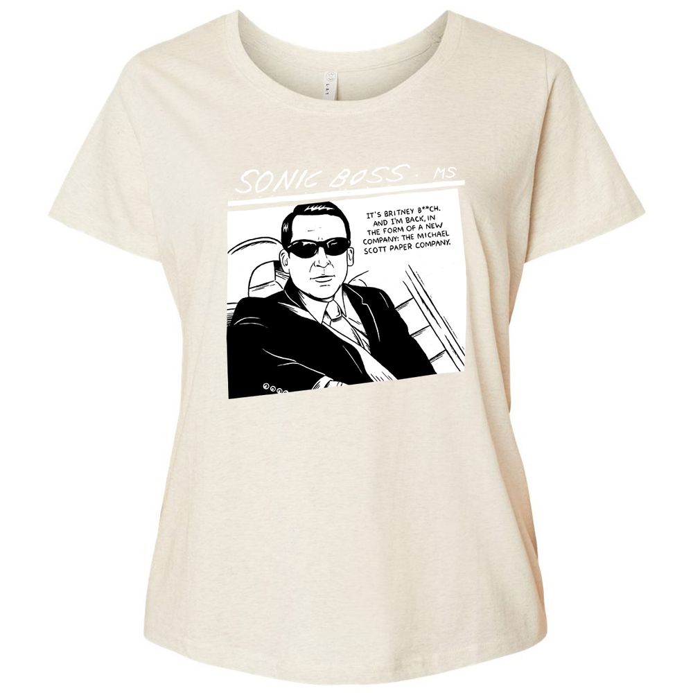 Ladies Curvy Jersey - NRMJFZ5E - Natural Heather - 8