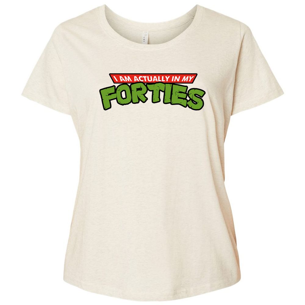 Ladies Curvy Jersey - 154MUB71 - Natural Heather - 8