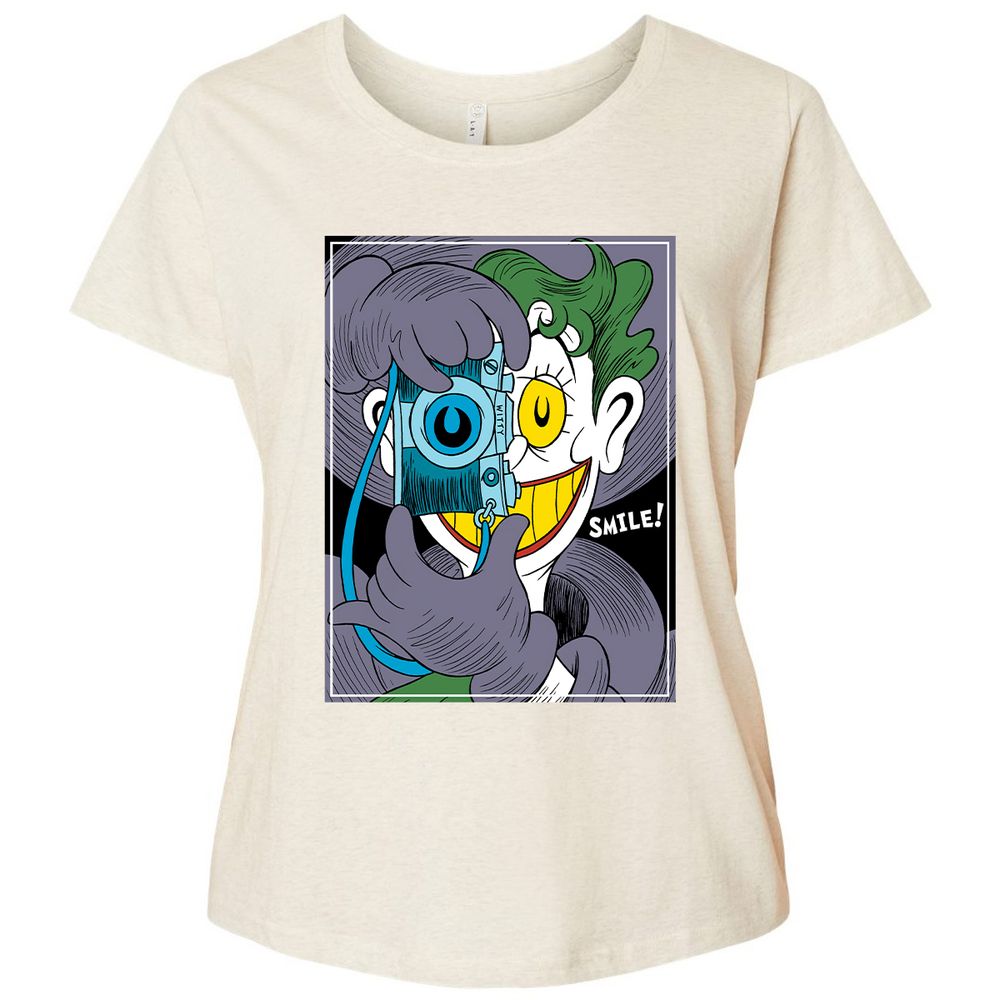 Ladies Curvy Jersey - BG2E6E6Y - Natural Heather - 8