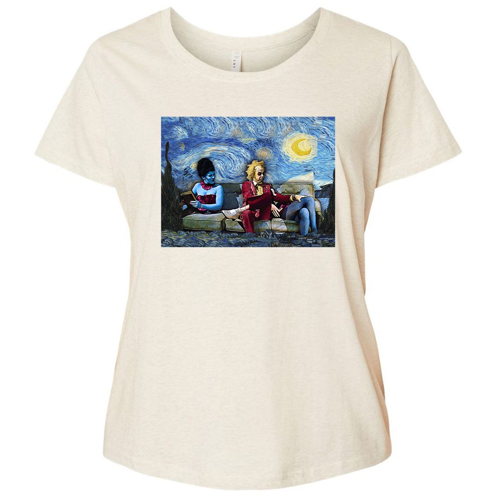 Ladies Curvy Jersey - X5FKECHZ - Natural Heather - 8