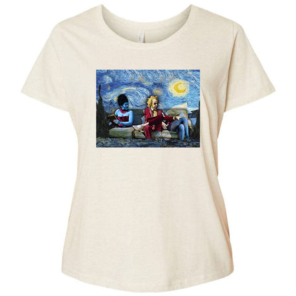 Ladies Curvy Jersey - X5FKECHZ - Natural Heather - 8