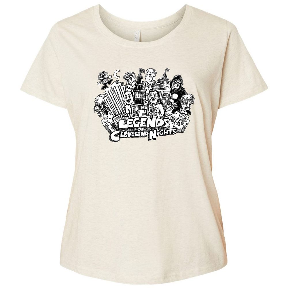 Ladies Curvy Jersey - 1JWQMDYA - Natural Heather - 8