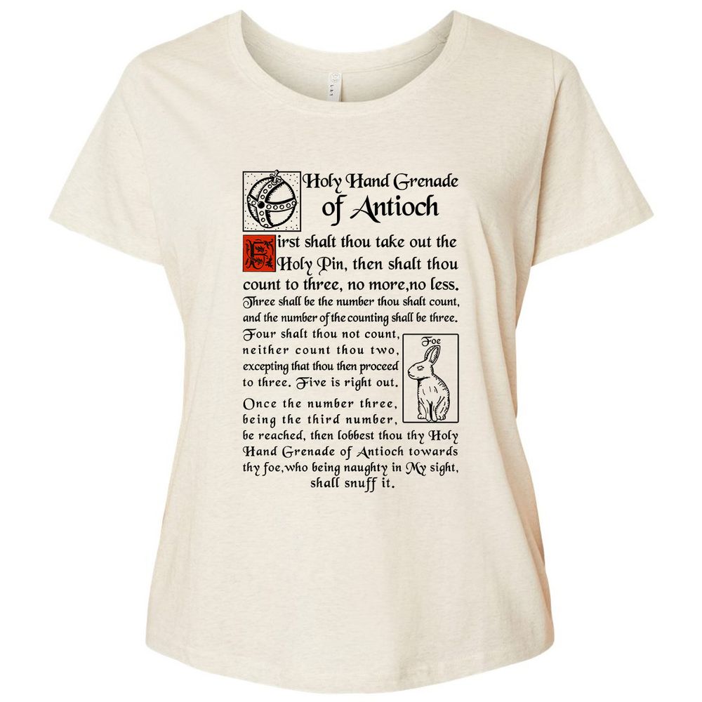 Ladies Curvy Jersey - 22DL2BM8 - Natural Heather - 8