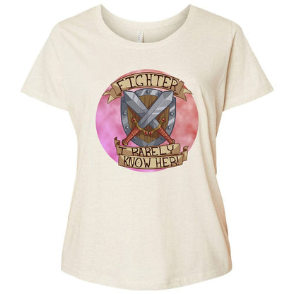 Ladies Curvy Jersey - K39A9XKM - Natural Heather - 8