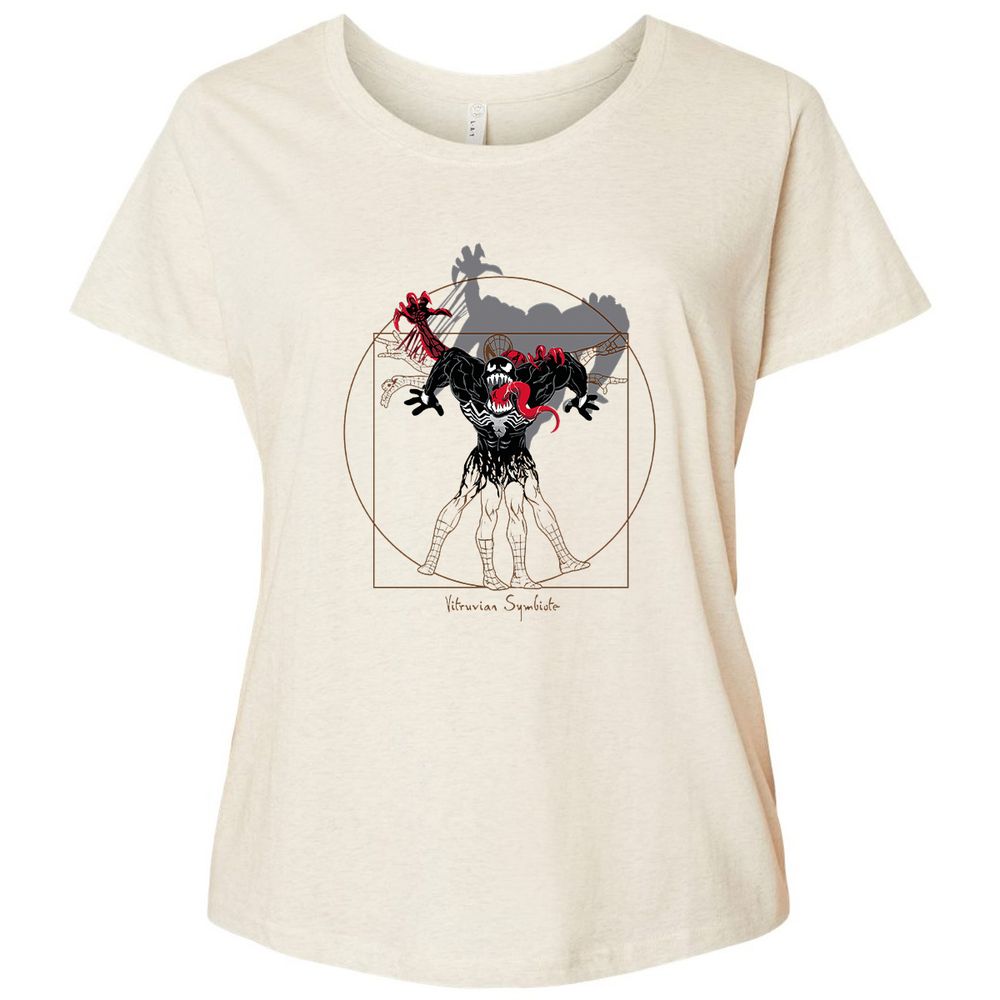 Ladies Curvy Jersey - TQDX9V6J - Natural Heather - 8