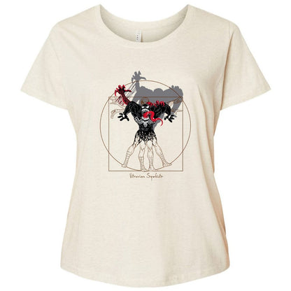 Ladies Curvy Jersey - TQDX9V6J - Natural Heather - 8