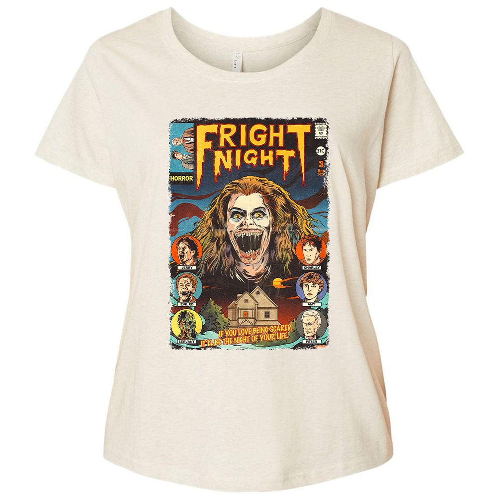 Ladies Curvy Jersey - HYSWKZ6J - Natural Heather - 8