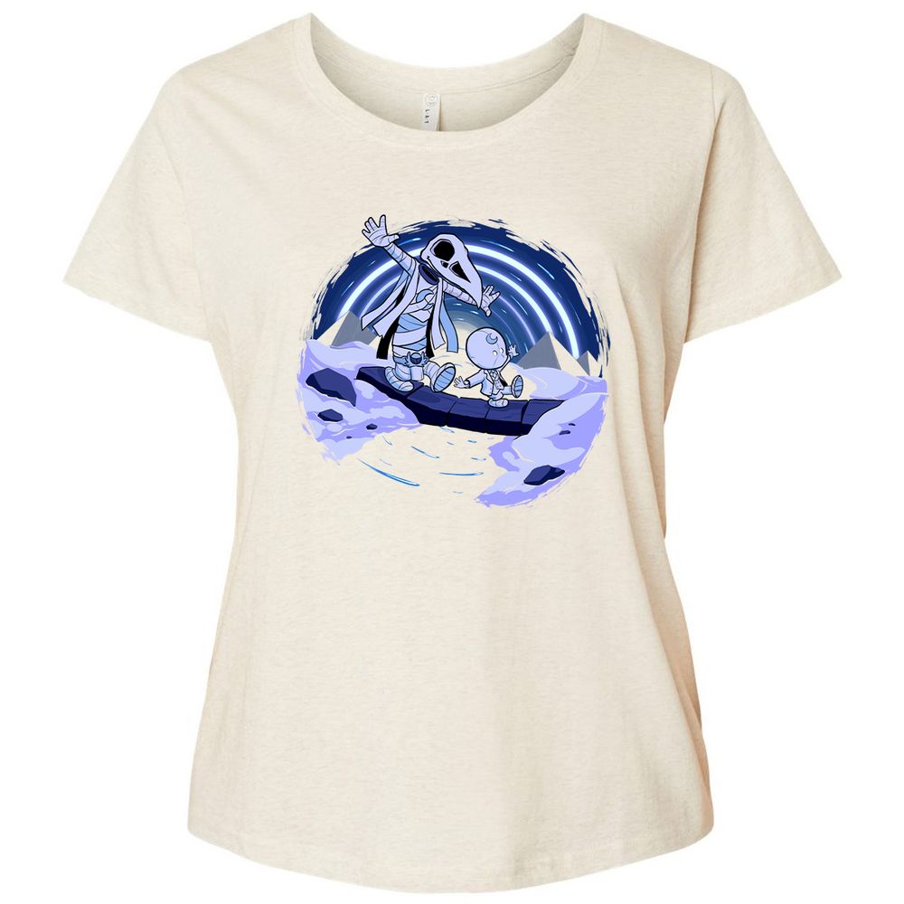 Ladies Curvy Jersey - JVZJ1FMF - Natural Heather - 8