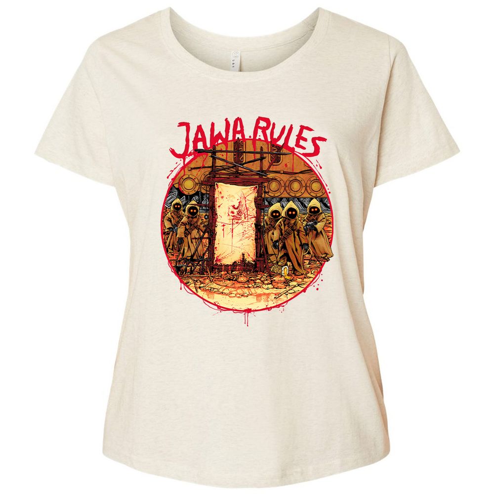 Ladies Curvy Jersey - 8Q1Q8QFH - Natural Heather - 8