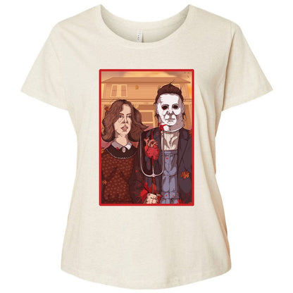 Ladies Curvy Jersey - T5P9WXEE - Natural Heather - 8