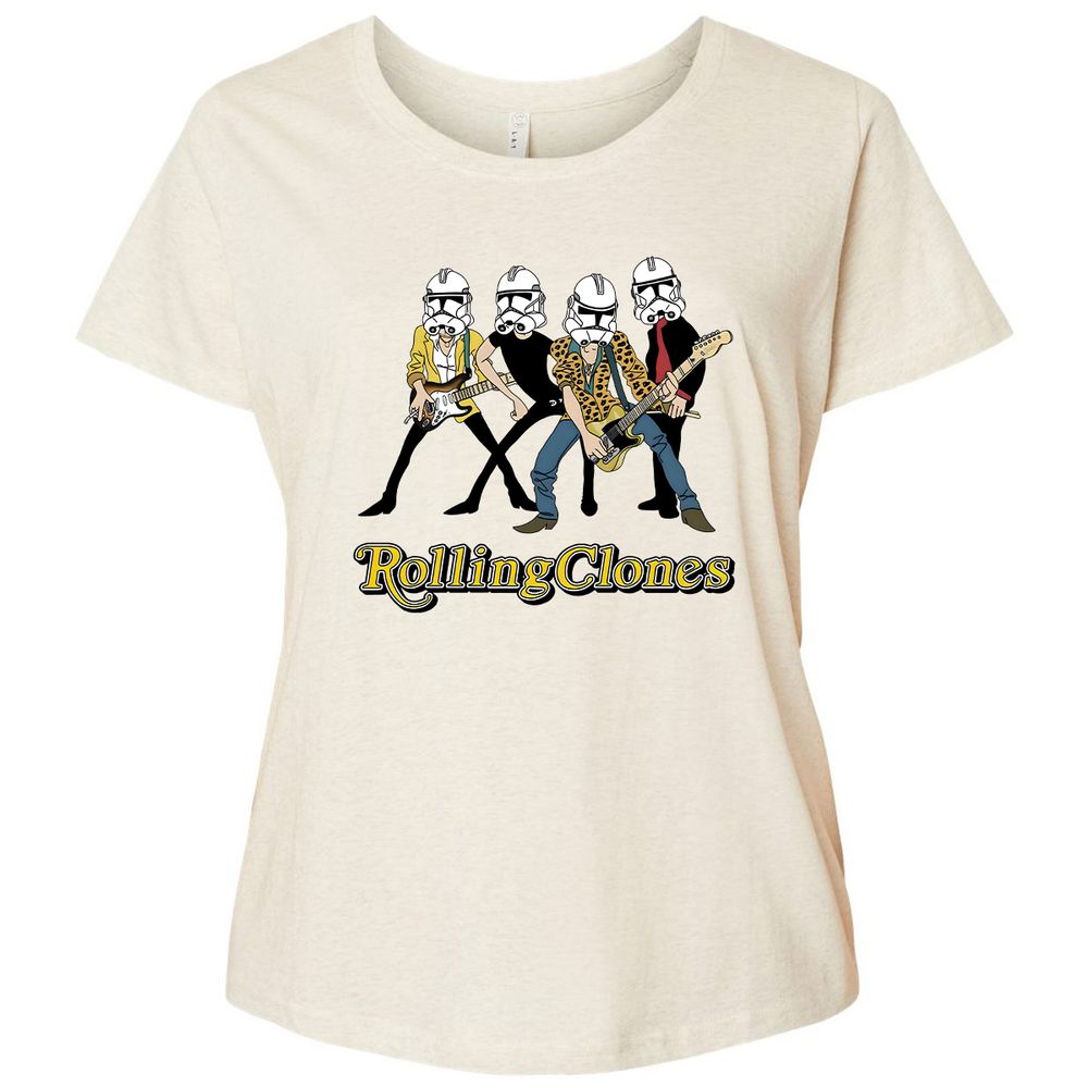 Ladies Curvy Jersey - NTVUZLFP - Natural Heather - 8