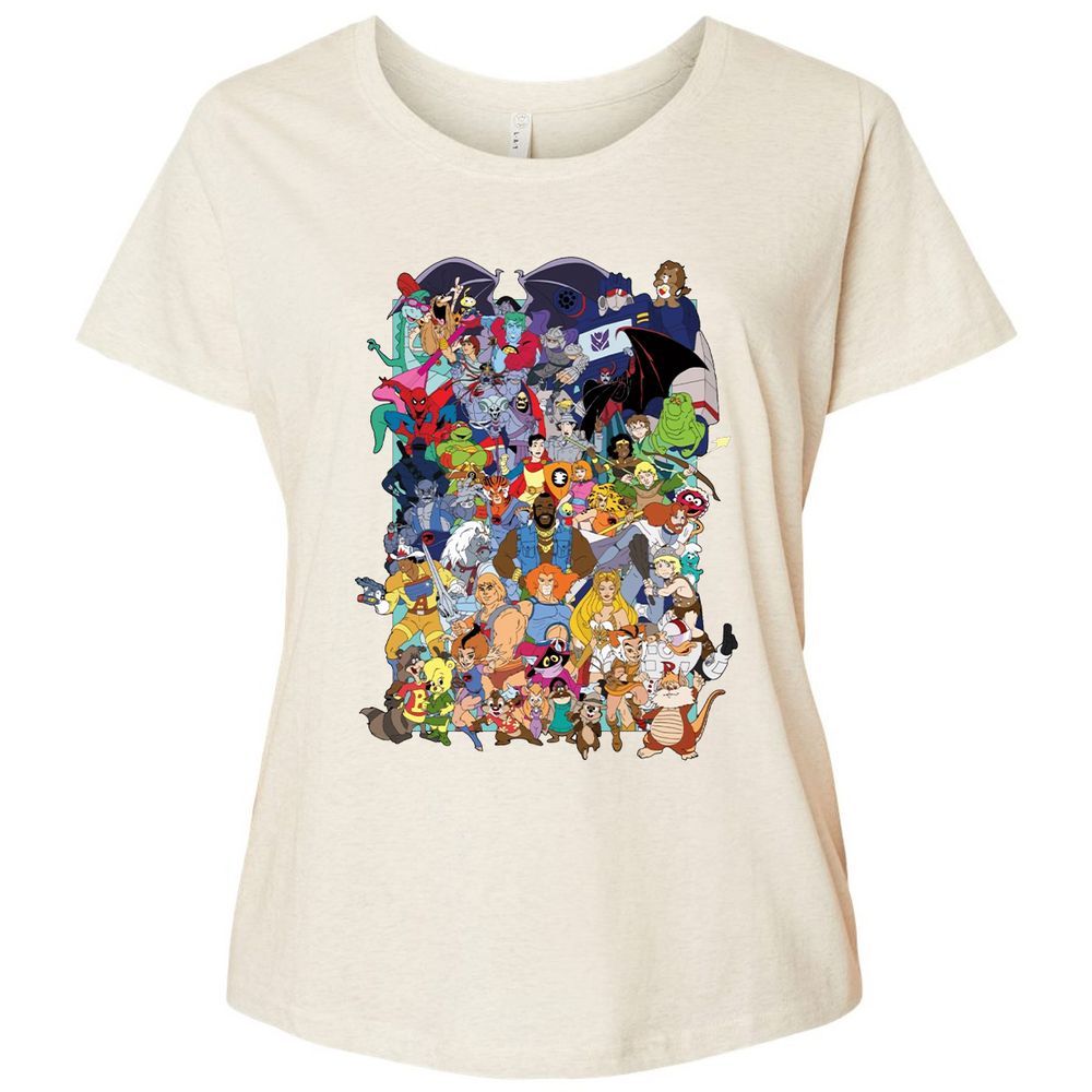 Ladies Curvy Jersey - 6U1L8L11 - Natural Heather - 8