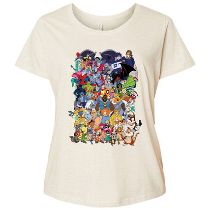 Ladies Curvy Jersey - 6U1L8L11 - Natural Heather - 8