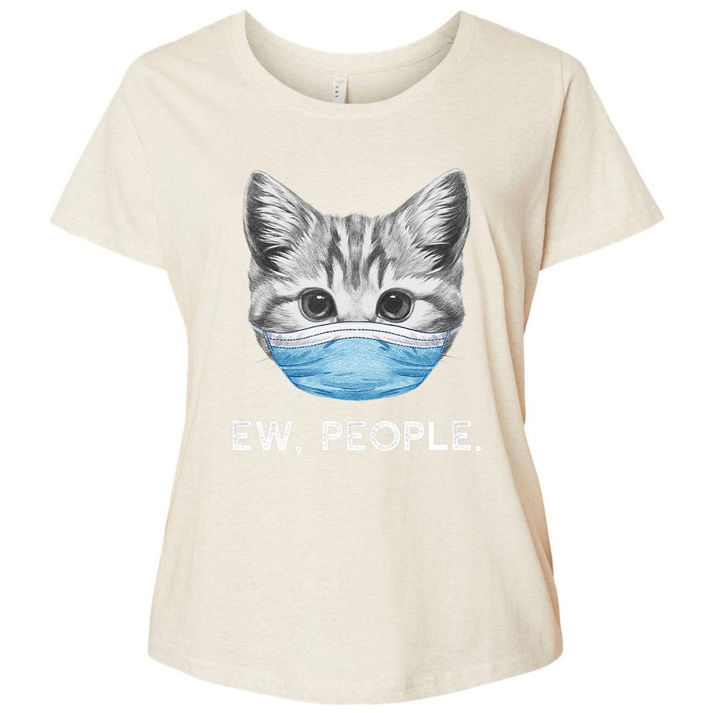 Ladies Curvy Jersey - KG193JE6 - Natural Heather - 8