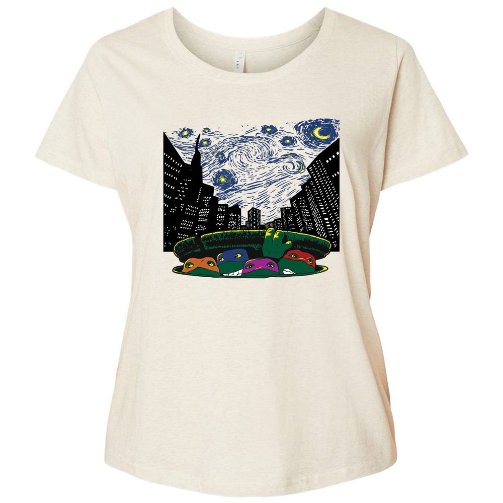 Ladies Curvy Jersey - VW5NBMQ7 - Natural Heather - 8