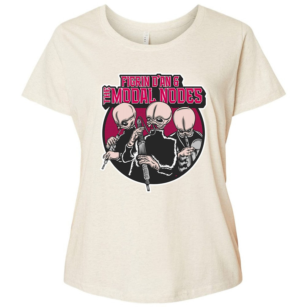 Ladies Curvy Jersey - URLW9C1K - Natural Heather - 8