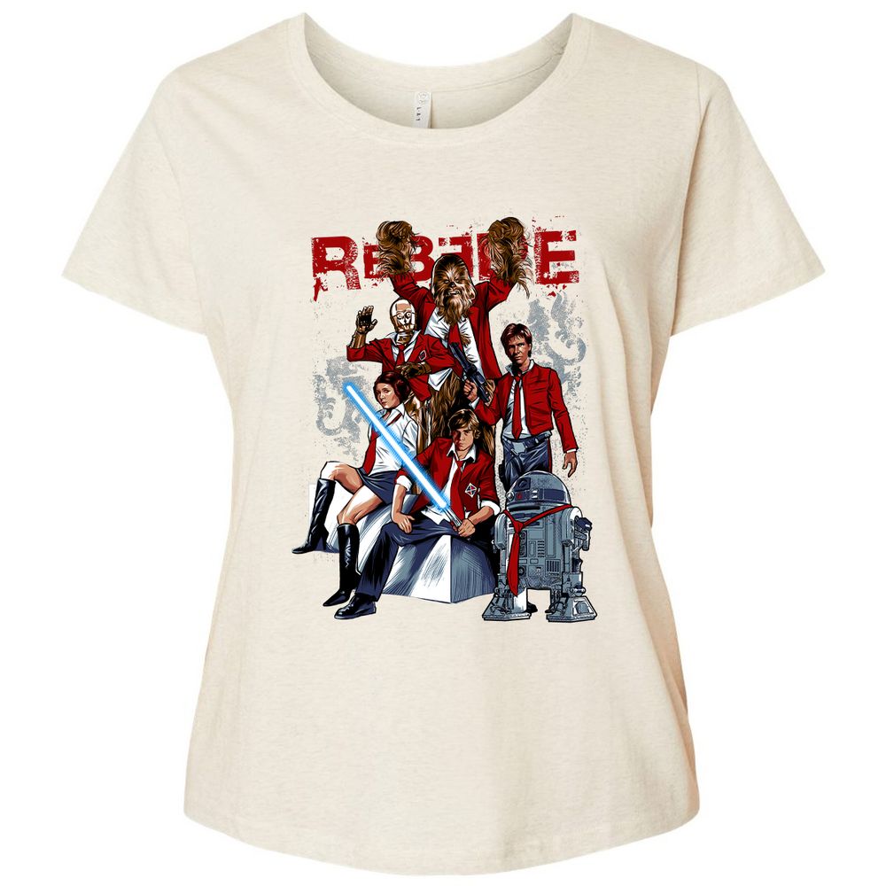 Ladies Curvy Jersey - URNN7JGH - Natural Heather - 8