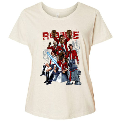 Ladies Curvy Jersey - URNN7JGH - Natural Heather - 8