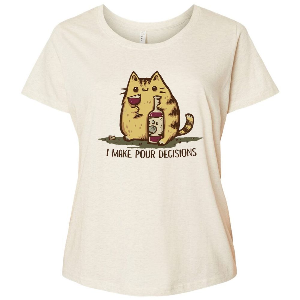 Ladies Curvy Jersey - KHQWLS43 - Natural Heather - 8