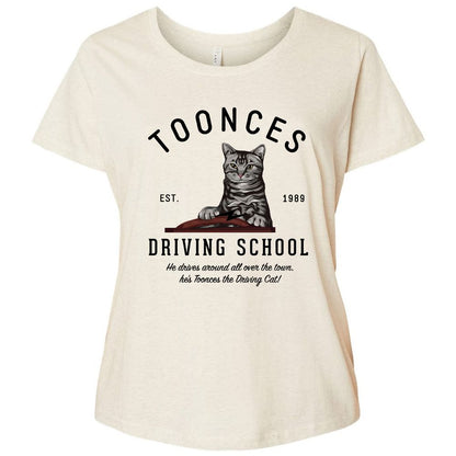 Funny Cat Driving School - Natural Heather - 8