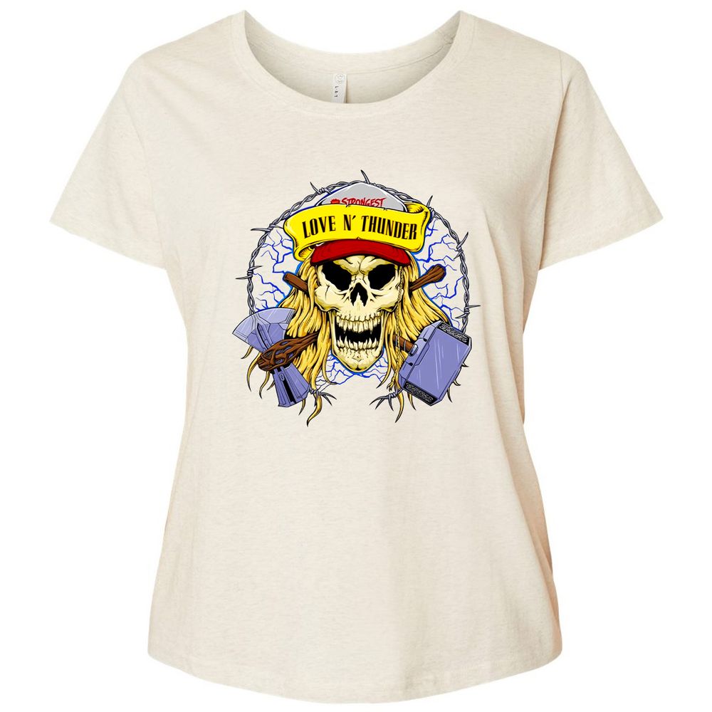 Ladies Curvy Jersey - WN7LPJDR - Natural Heather - 8