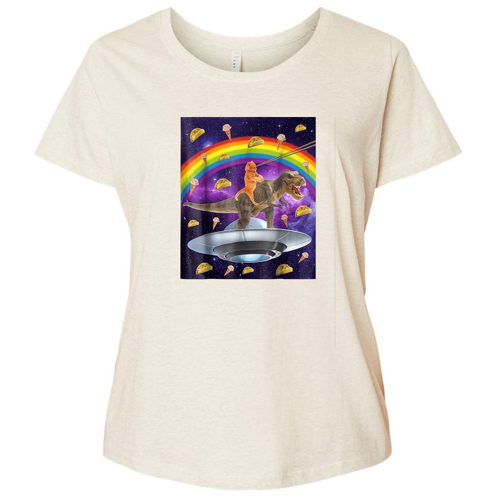 Ladies Curvy Jersey - 2XQ8QDRK - Natural Heather - 8