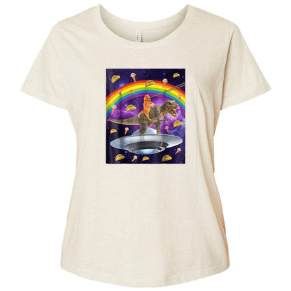 Ladies Curvy Jersey - 2XQ8QDRK - Natural Heather - 8