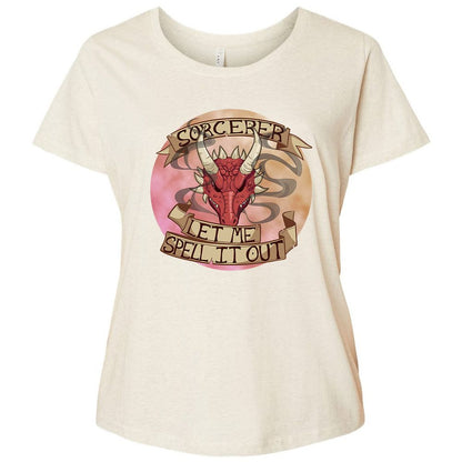 Ladies Curvy Jersey - 8SAB5MPJ - Natural Heather - 8