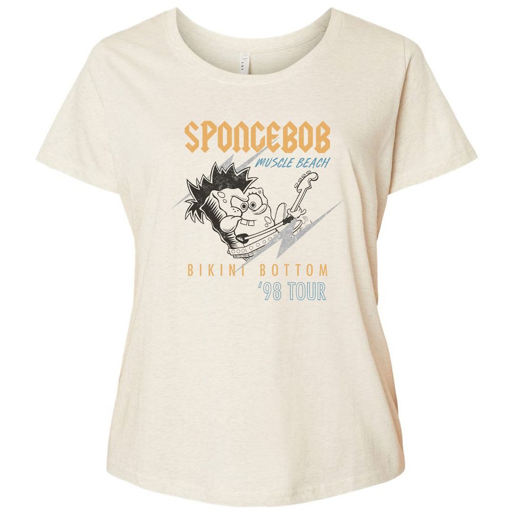 Ladies Curvy Jersey - YM844943 - Natural Heather - 8