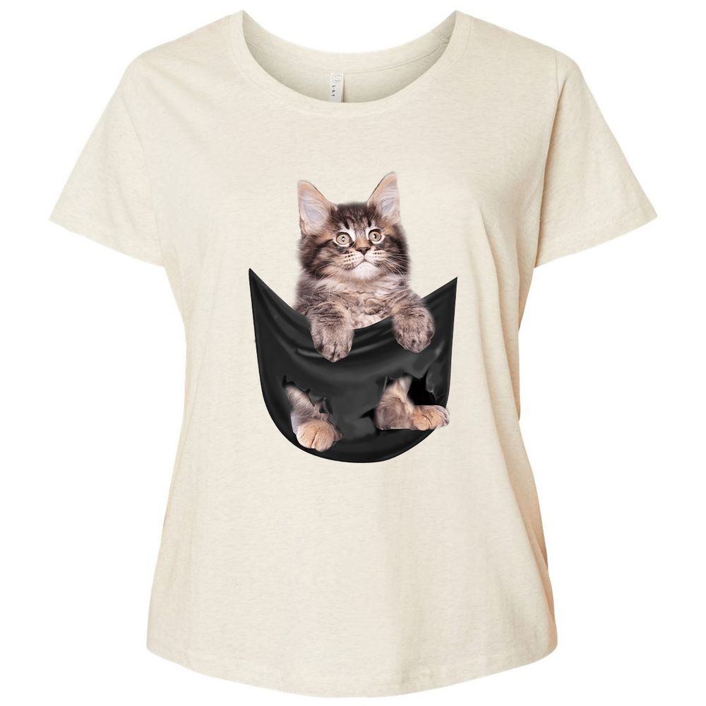 Ladies Curvy Jersey - DTP8Z9MU - Natural Heather - 8