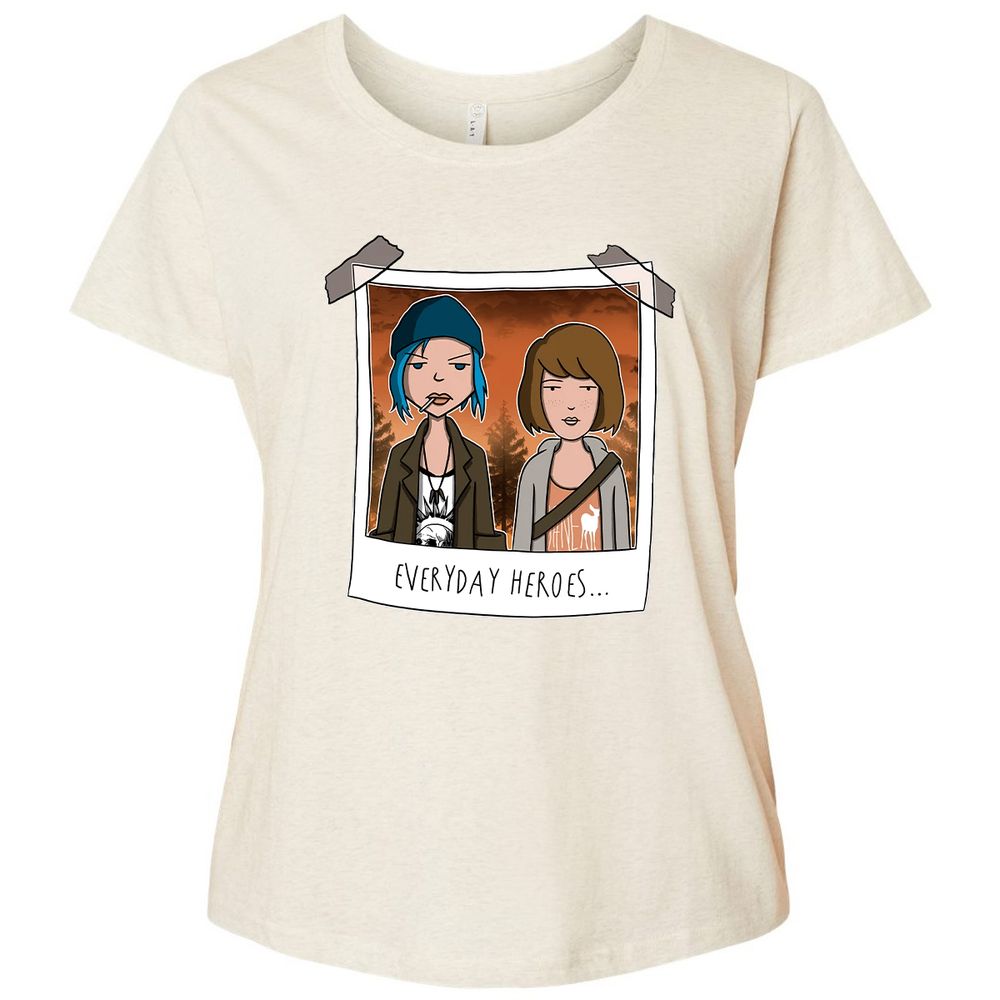 Ladies Curvy Jersey - J4WU9MKU - Natural Heather - 8