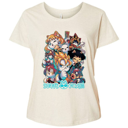 Ladies Curvy Jersey - PY3XSULE - Natural Heather - 8