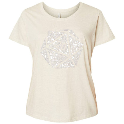 Ladies Curvy Jersey - LJXKDLNG - Natural Heather - 8