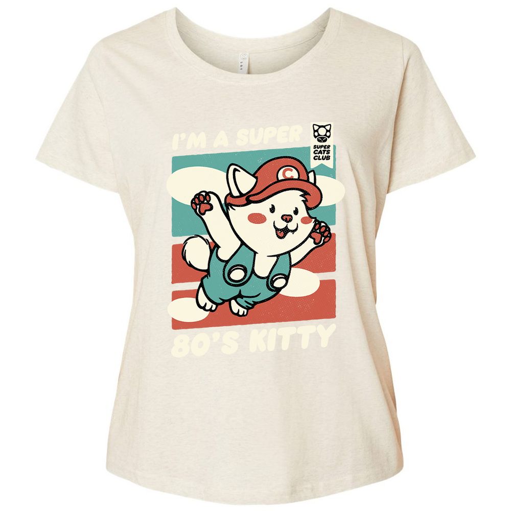 Ladies Curvy Jersey - VAENRHH5 - Natural Heather - 8