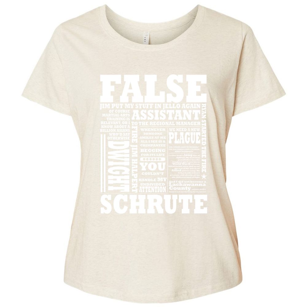 Ladies Curvy Jersey - 7WPLWAEK - Natural Heather - 8