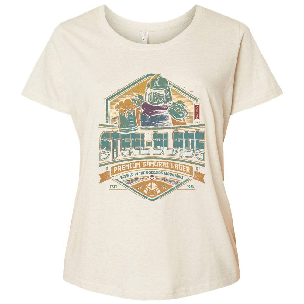 Ladies Curvy Jersey - TQV63DVP - Natural Heather - 8