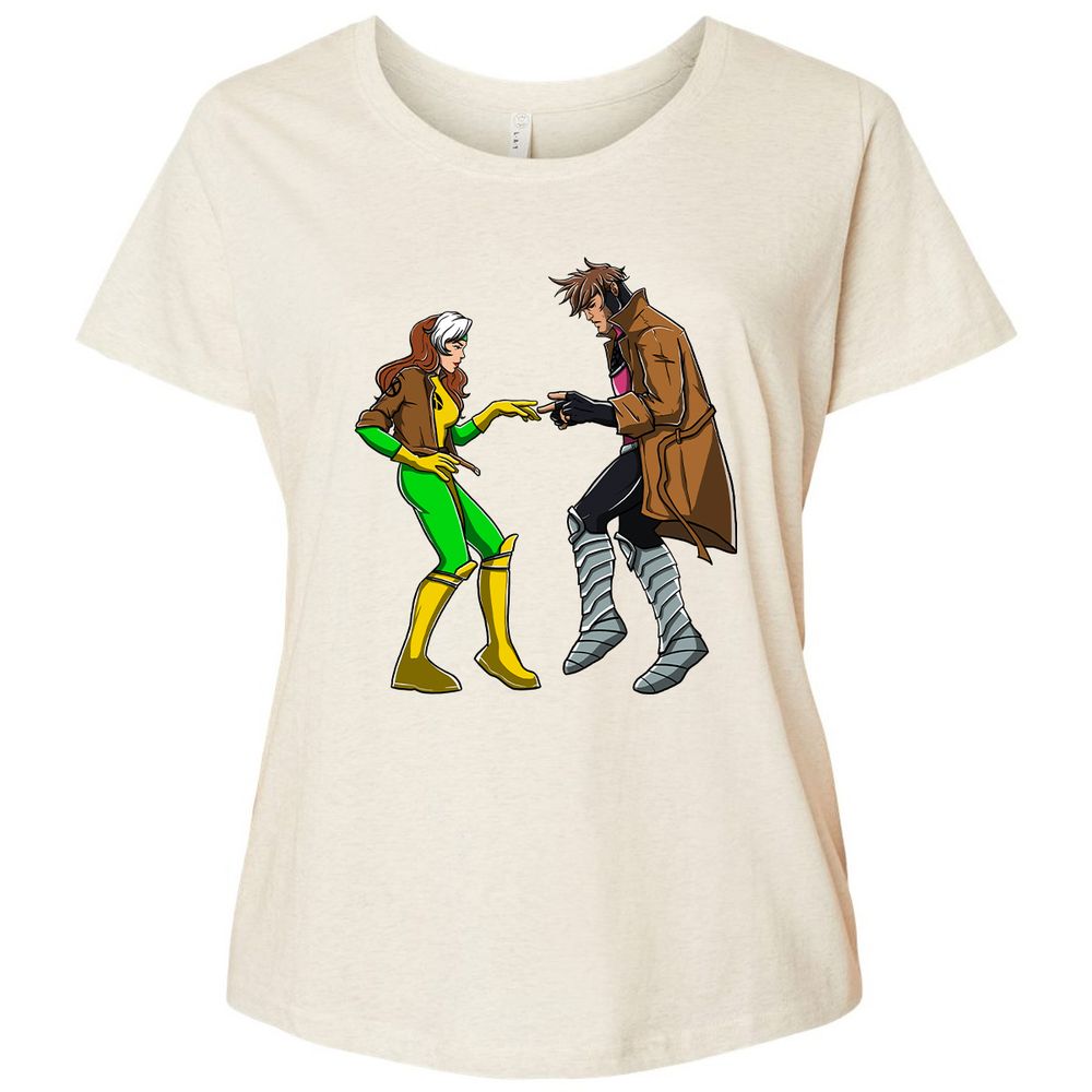 Ladies Curvy Jersey - MV5Z2LJX - Natural Heather - 8