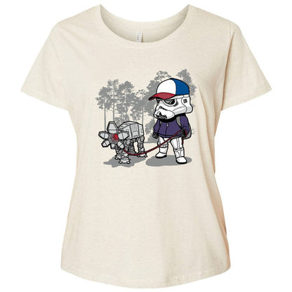 Ladies Curvy Jersey - K9XNH4Z7 - Natural Heather - 8