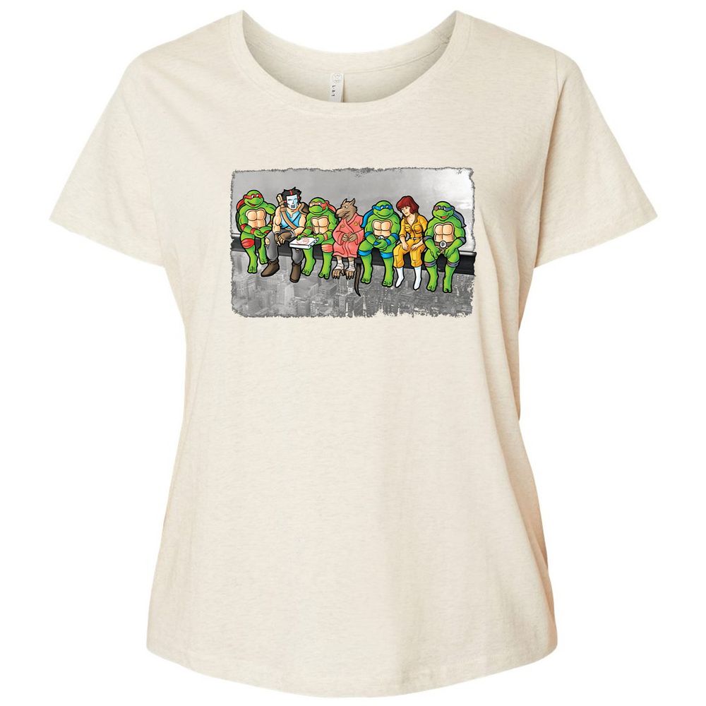 Ladies Curvy Jersey - NWA4XZVE - Natural Heather - 8