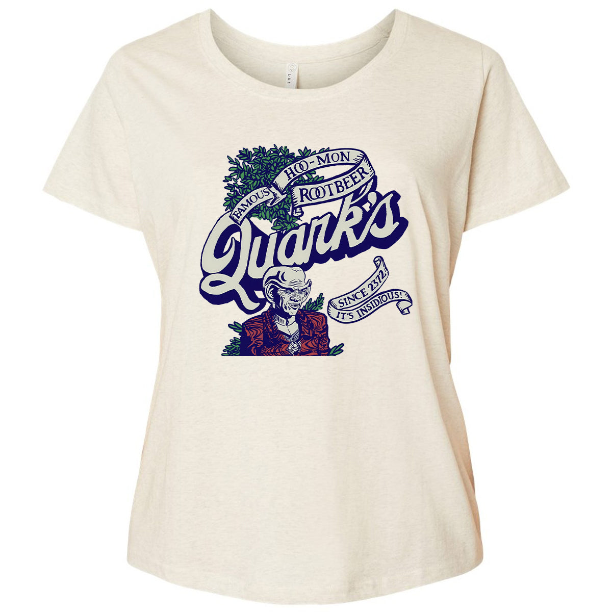 Ladies Curvy Jersey - 8CEZN5KQ - Natural Heather - 8