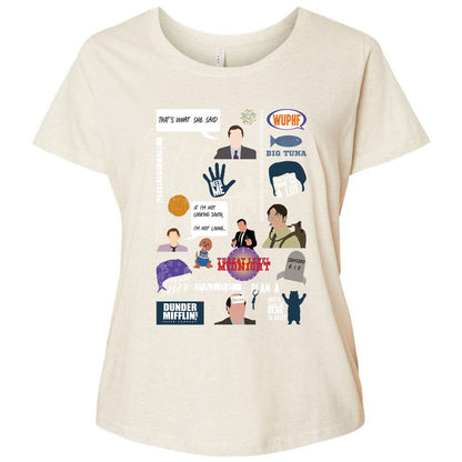 Ladies Curvy Jersey - HDEHQRV9 - Natural Heather - 8