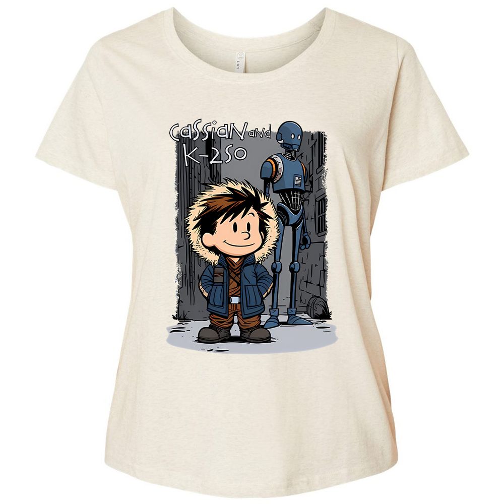 Ladies Curvy Jersey - RURYCZ3S - Natural Heather - 8