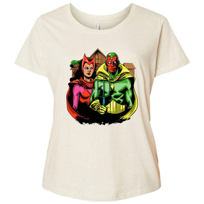 Ladies Curvy Jersey - L53TK7SD - Natural Heather - 8