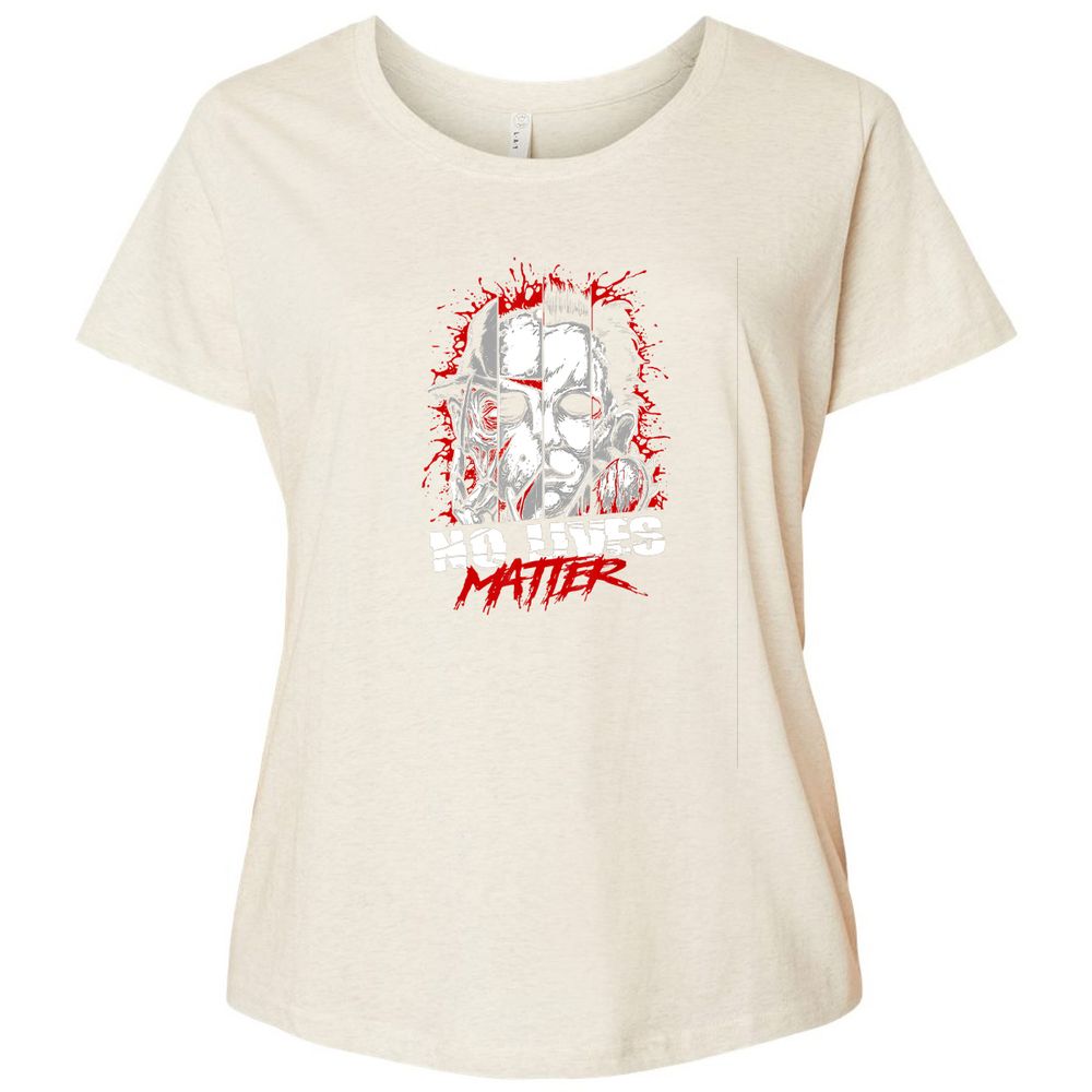 Ladies Curvy Jersey - TFWAWGAD - Natural Heather - 8